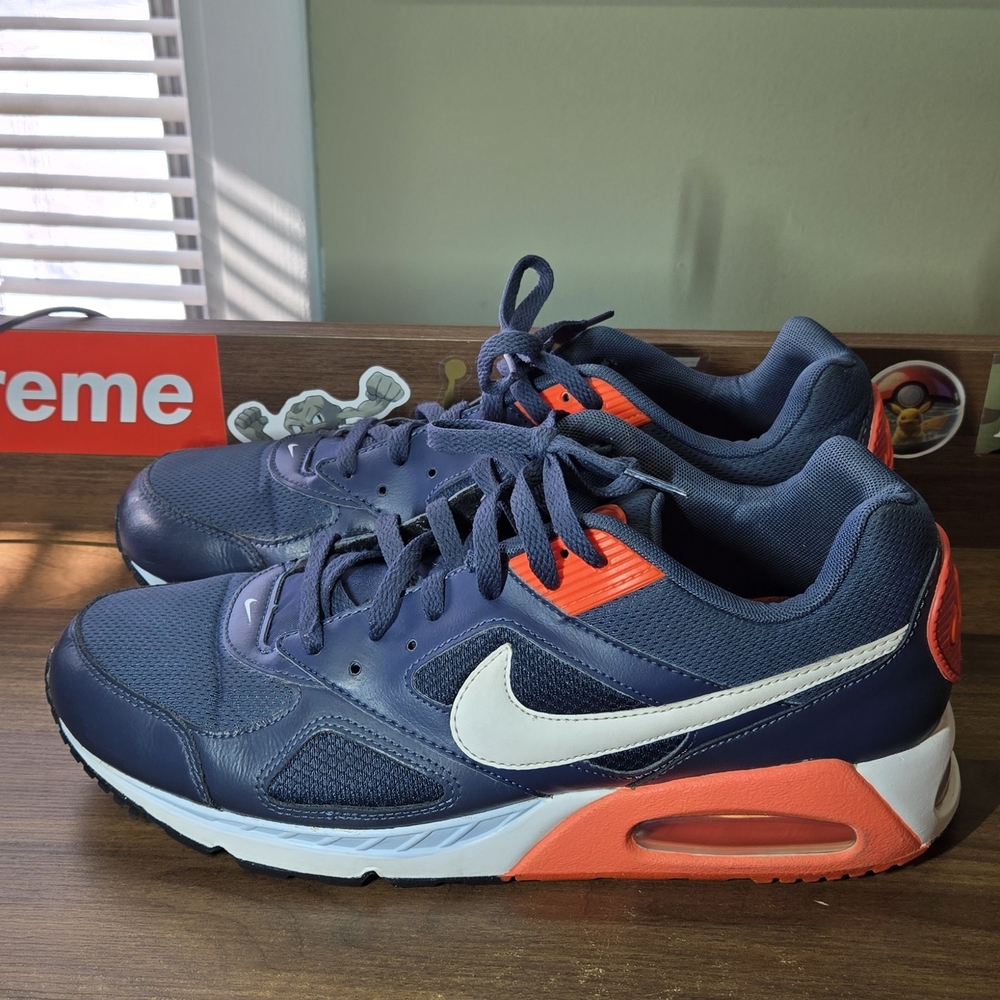 Nike Air Max IVO In Thunder Blue and Orange Sneakers 12m